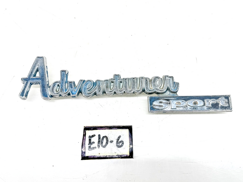 OEM 1974 - 1979 DODGE TRUCK ADVENTURER SPORT EMBLEM 3494086 E10-6