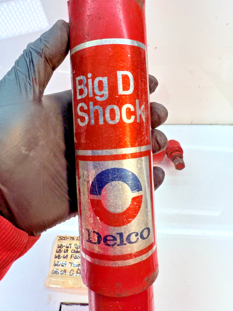 NOS VINTAGE DELCO GM BIG D REAR Shocks 1968 - 1969 CHEVELLE F-85 PRIX B56-30