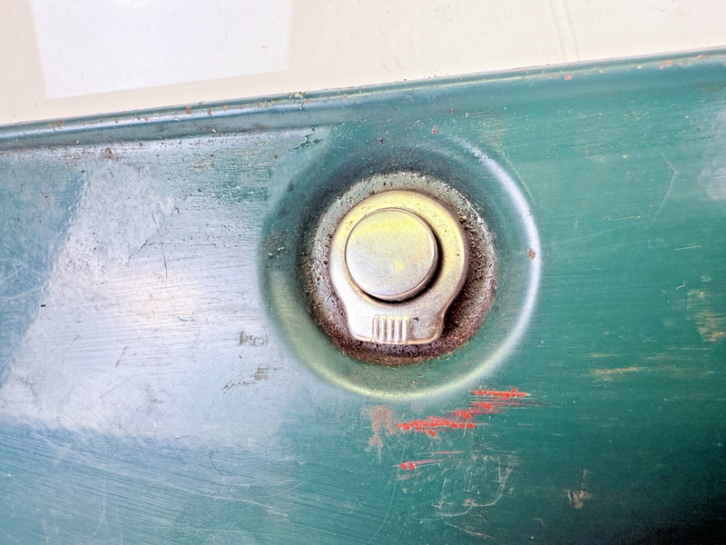 OEM 1967 - 1972 Chevy Pickup C10 Truck Glove Box Door GM w/ Build Sheet C26-4