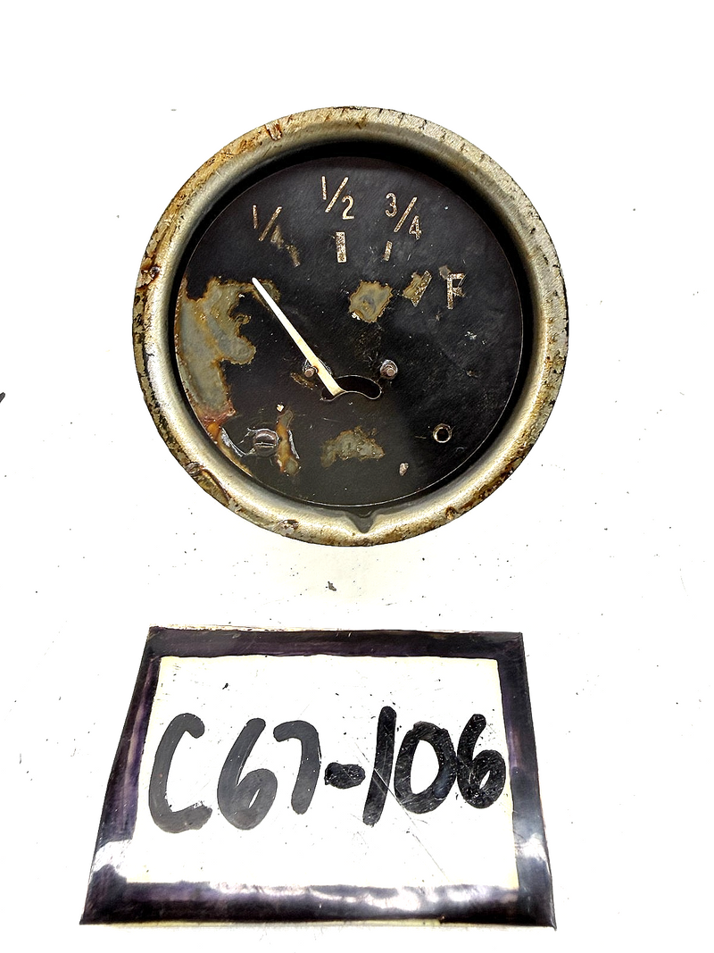 OEM 1940's Ford GPW Jeep Willys MB CJ2A CJ3A M38 WWII Fuel Gauge C67-106