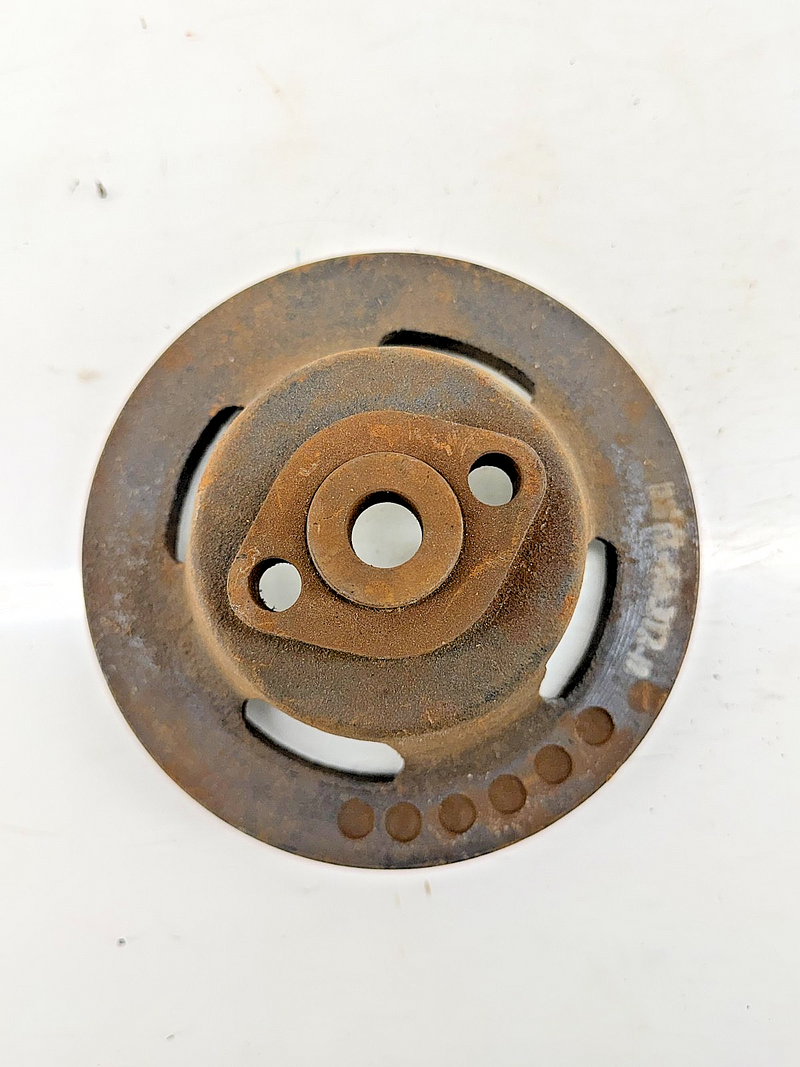 NOS ORIGINAL 1958 Ford Y Block Lower Crank Pulley B8TZ-6A312-D B78-44