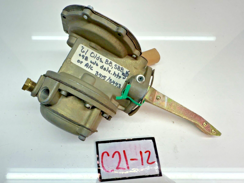 NORS FUEL PUMP 3415 1961 OLDSMOBILE 88 SUPER 88 98 WITHOUT DELUXE HEATER C21-12