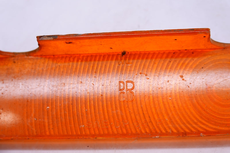 OEM 1964 PLYMOUTH LH TURN SIGNAL AMBER LENS SAE DP 64 P C53-48