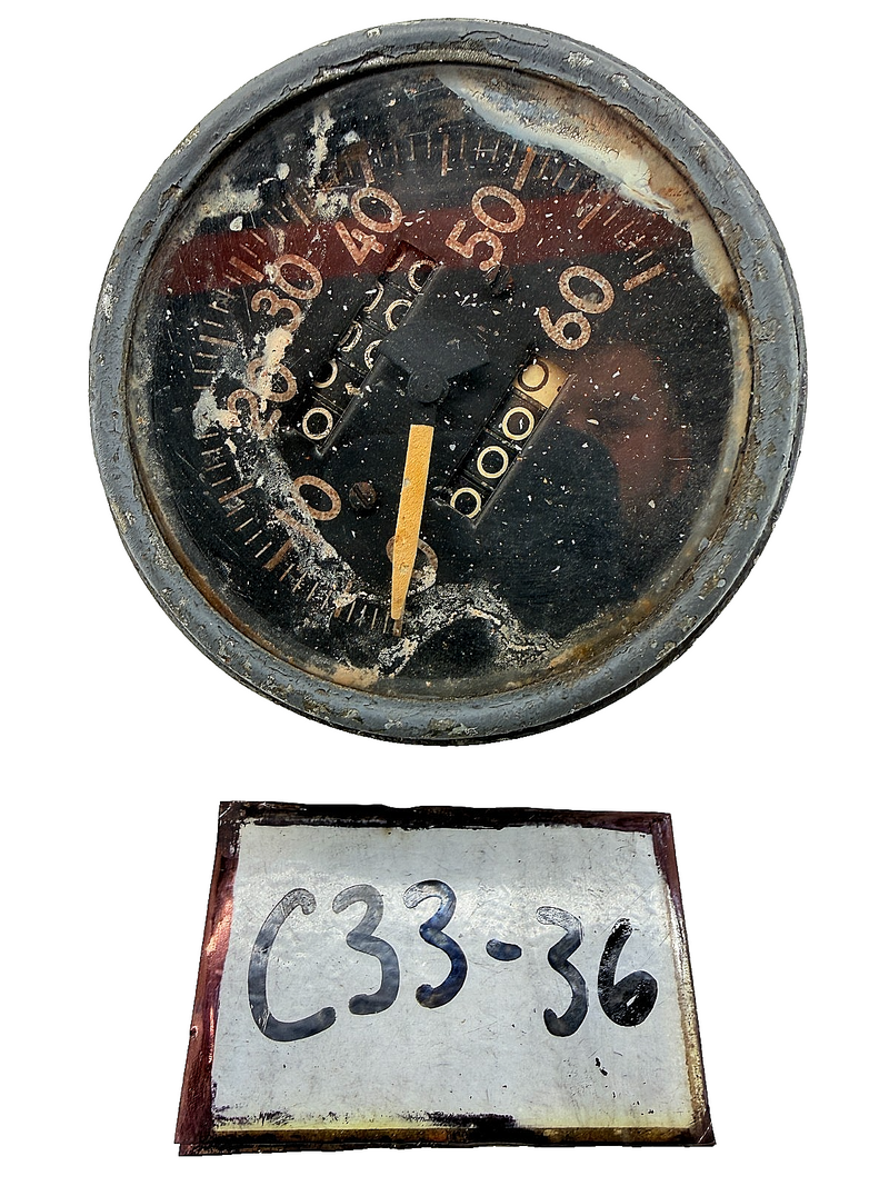 OEM Willys Jeep MB FORD GPW King Seeley Speedo Speedometer C33-36