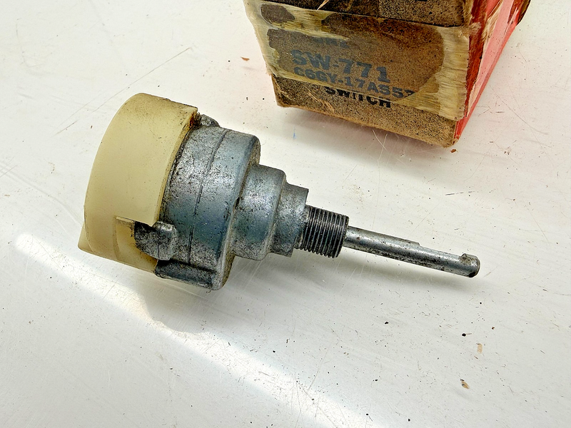 NOS 1966 MERCURY COMET W/O INTERMITTENT WINDSHIELD WIPER SWITCH C6GY17A553C C62