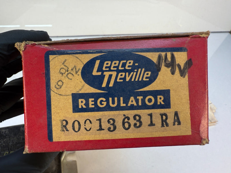 NOS 1964 - 1967 Ford Leece Neville Voltage Regulator R0013631RA 64 65 66 C16-1