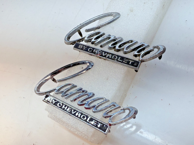 OEM 1968 - 1969 Camaro By Chevrolet Trunk Emblem 7752901 E5-43