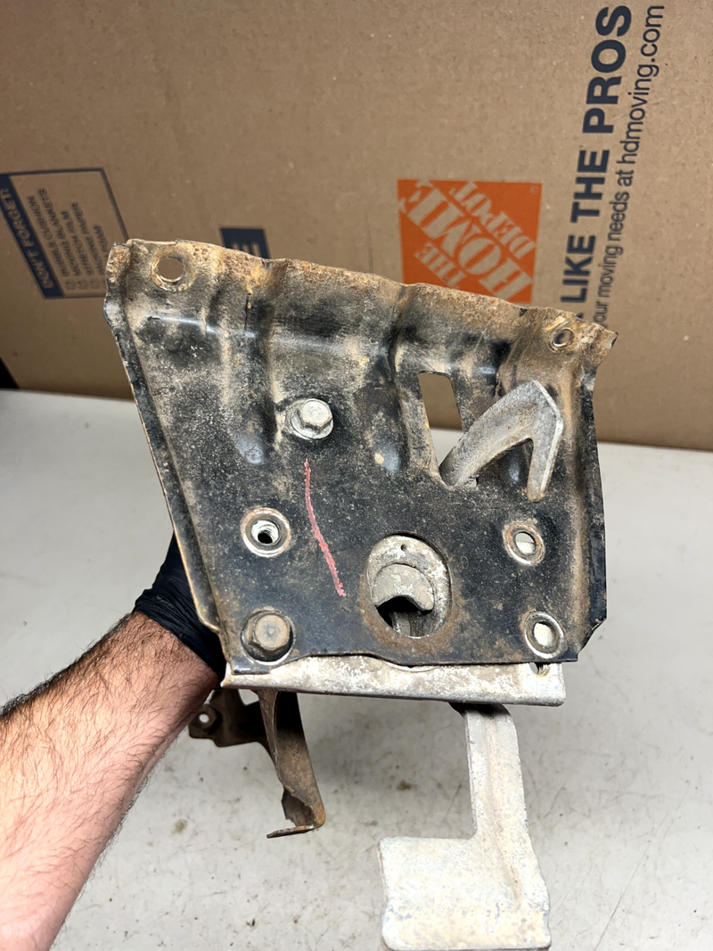 1960 60 Chevy Impala Belair Biscayne Hood Latch Release Handle GM 02DA2 B22-1