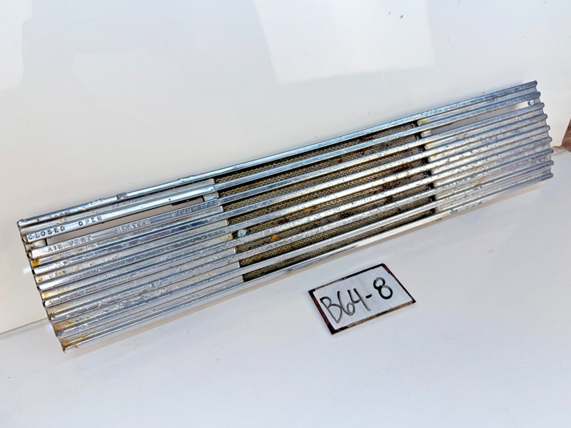 Vintage Air Vent Heater Blower Defroster Chrome Dash Panel Part # 20745 B64-8