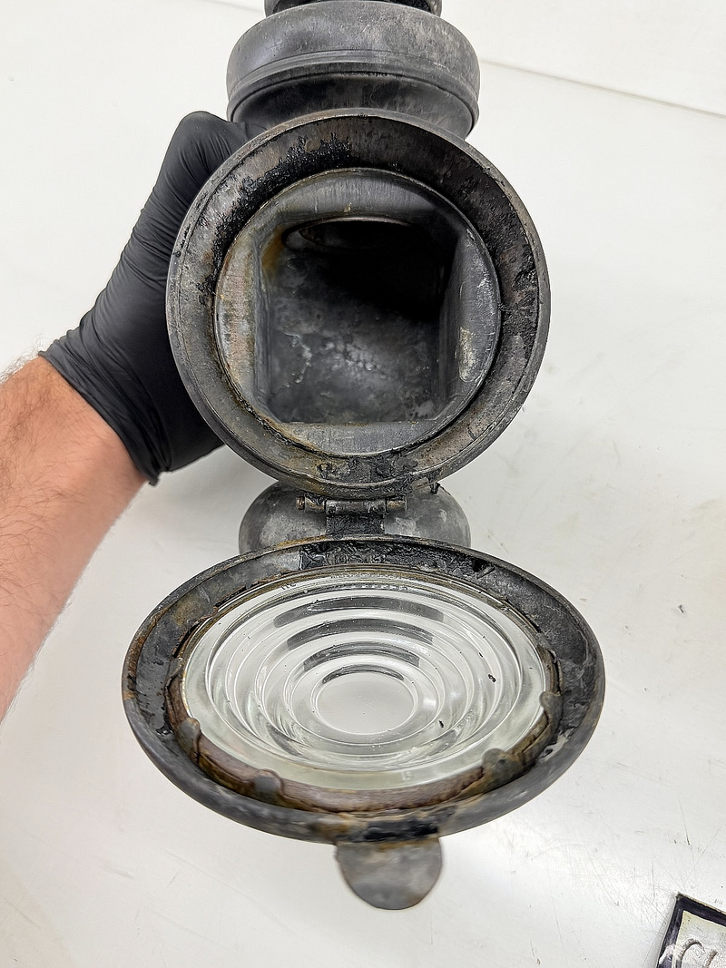 PAIR Authentic Early 20th Century Ford Model T Kerosene Side  Cowl Lamps C64-101