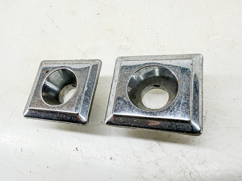 OEM 1978 - 1980 GM MONTE CARLO CUTLASS REMOTE MIRROR BEZEL PAIR 20086901 C76-180
