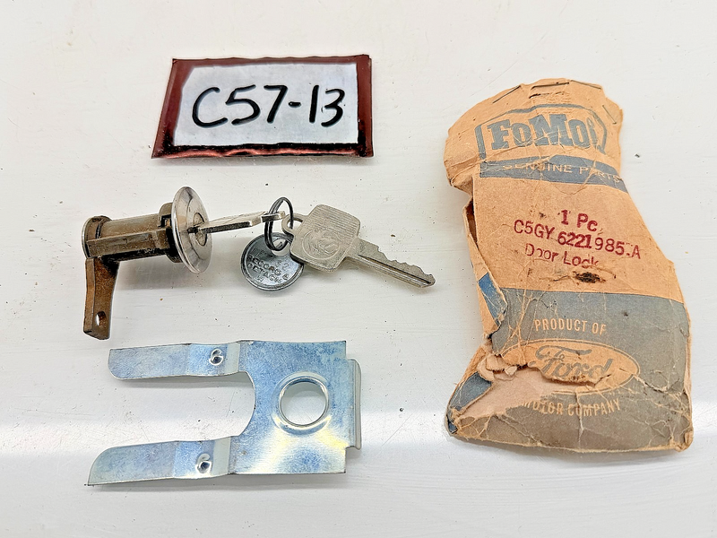 NOS 1962 - 1977 Mercury Comet Galaxie Mustang Door Lock Key Cylinder 1965 C57-13