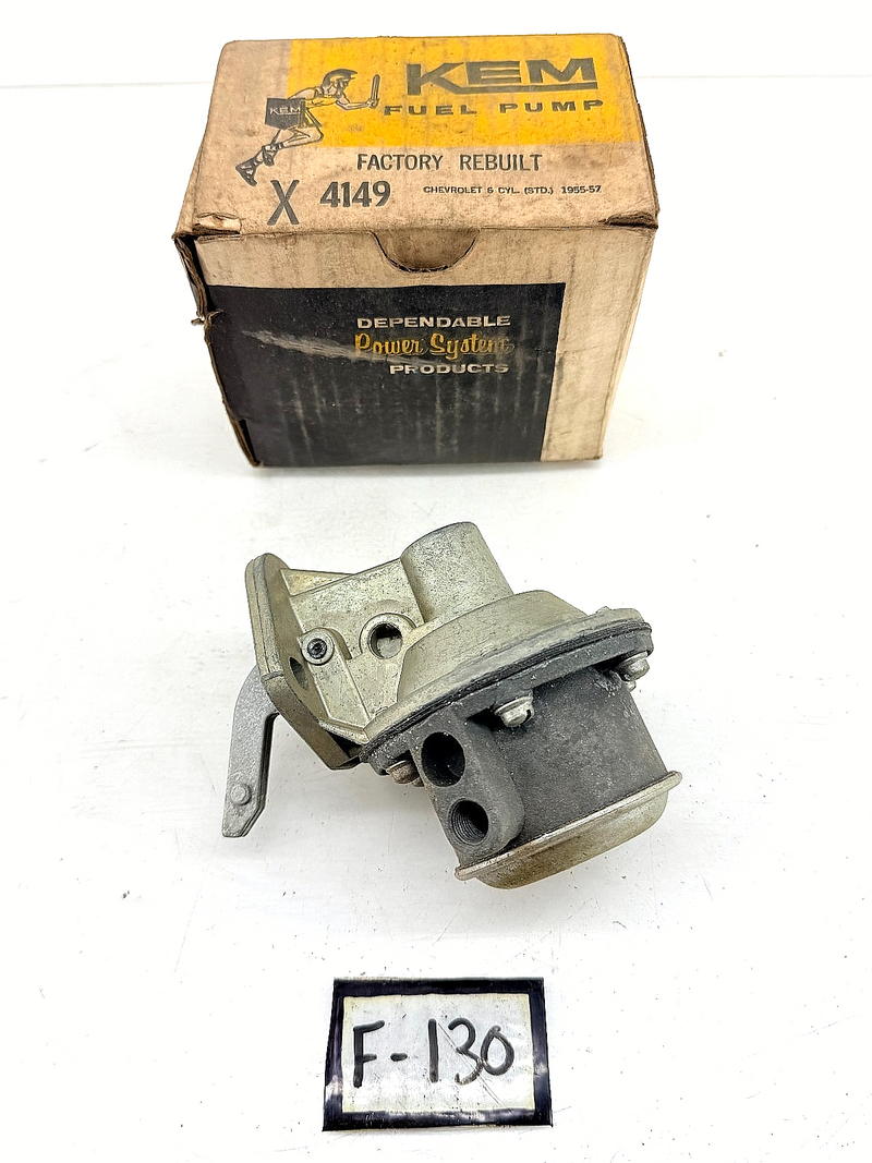 NOS 4149 Fuel Pump 1955 1956 1957 Chevrolet 6 Cylinder F-130