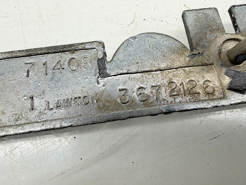 OEM 1971 - 1974 AMC HORNET Metal Script Emblem w/ Pins 3672126 71408 E9-43