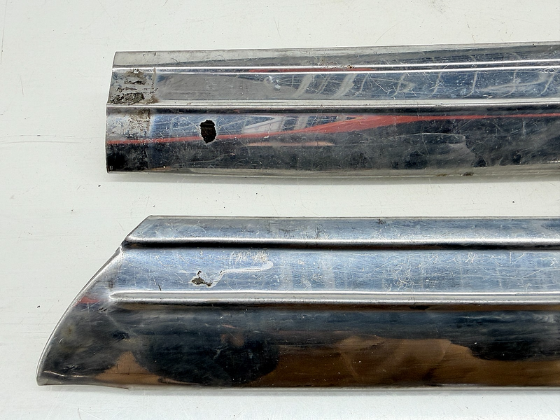 OEM 1963 1964 1965 Ford Falcon Mercury Comet Windshield Top Header Molding Pair