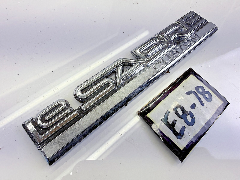 OEM 1986 - 1991 BUICK LESABRE CUSTOM SIDE EMBLEM LOGO BADGE SYMBOL SIGN E8-78