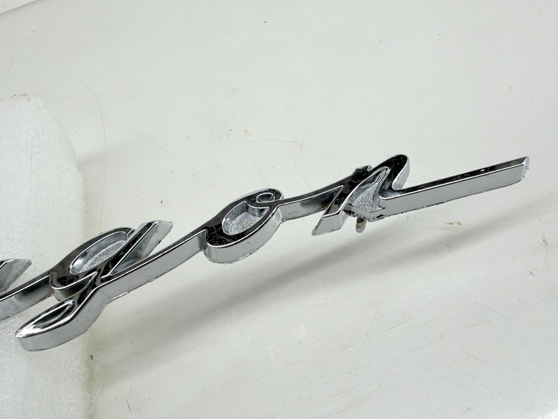 OEM 1966 1967 Ford Ranch Wagon Fender Chrome Emblem C69-25
