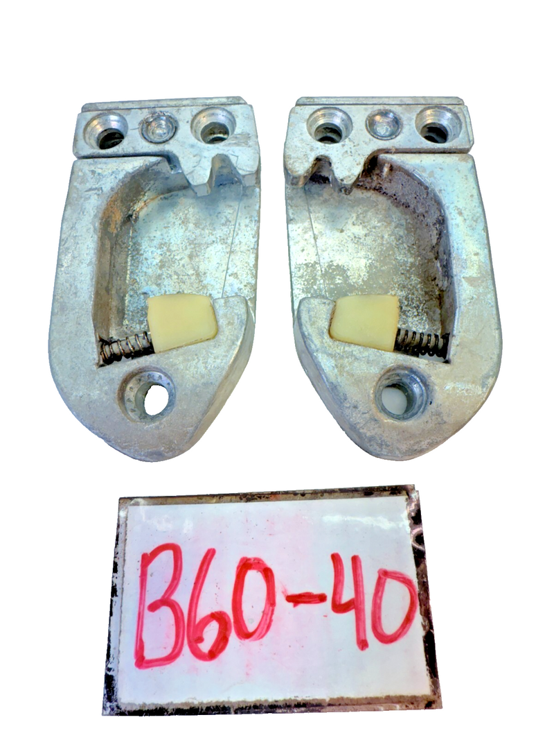 OEM 1955 - 1961 Chevy Corvette Impala Pair Door Striker Plate 57 58 59 60 B60-40