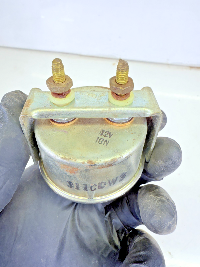 Vintage Stewart Warner 6 Volt 240 Degree Water Temperature Gauge Rat Rod C27-6