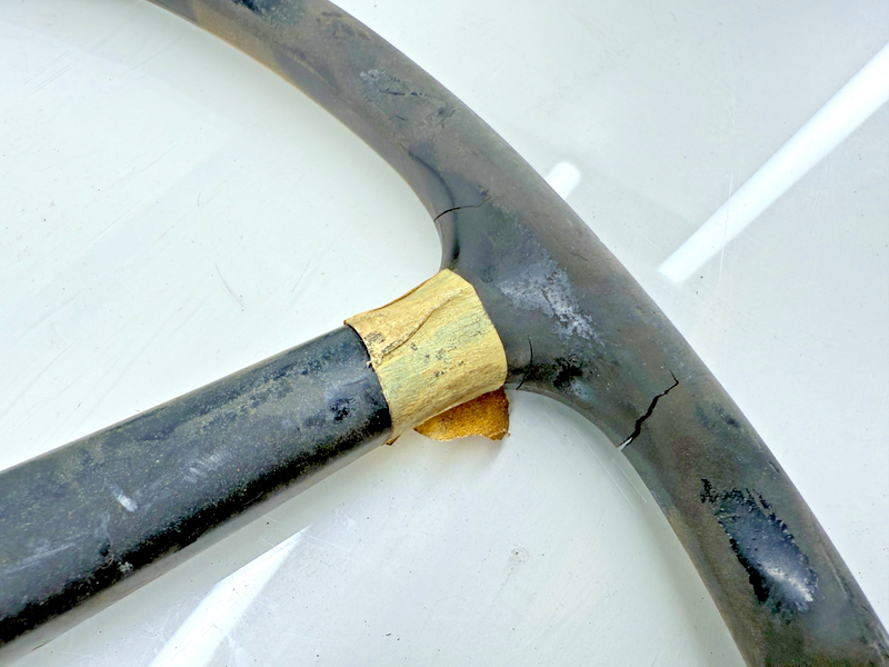 OEM Sheller Jeep Willys CJ 3 Spoke Steering Wheel MILITARY SW-6