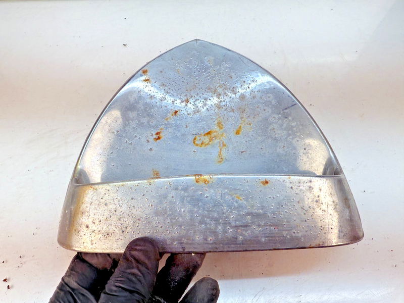 OEM Ford 1958 Fairlane Hood Scoop Ornament Bezel Trim BAD-16853-A C27-46