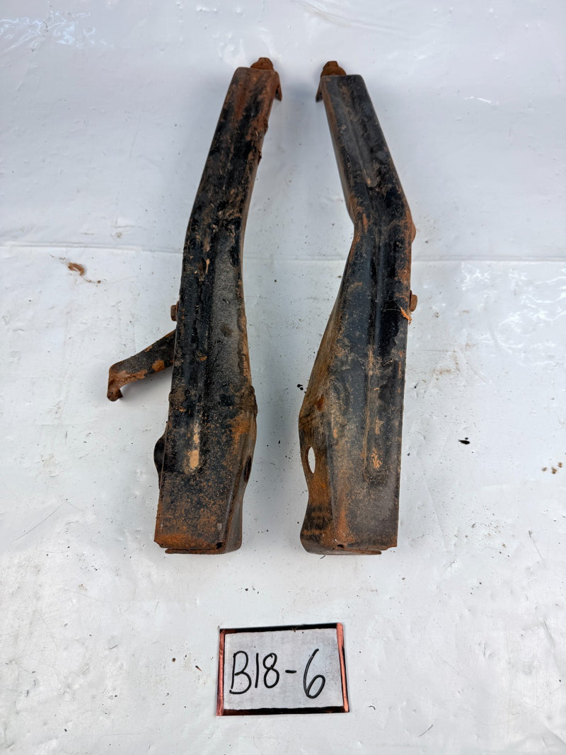 OEM 1960 Chevy Impala Rear Bumper Brackets PAIR 60 B18-6