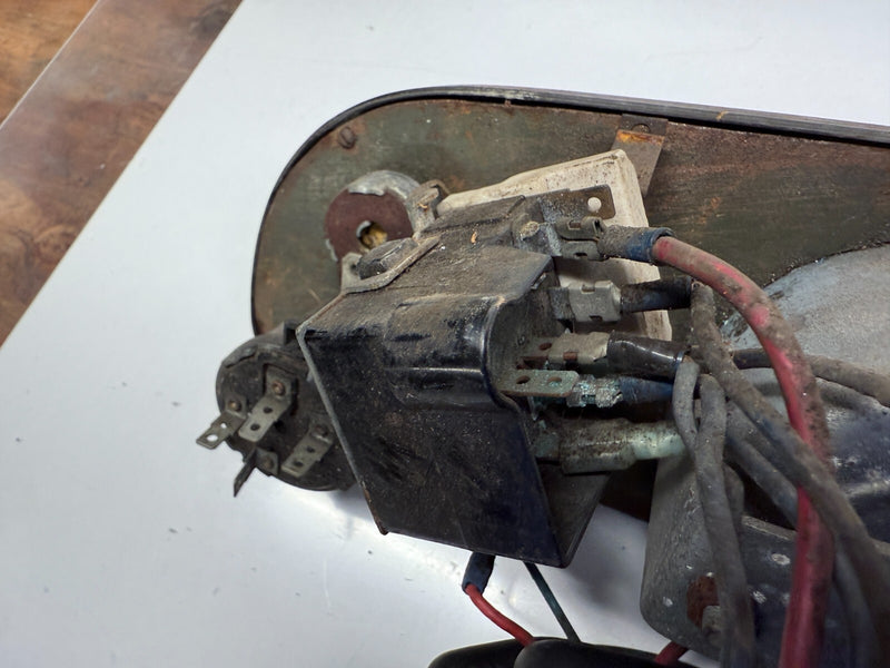 Vintage Stewart Warner Gauge Panel CLUSTER DASH SCTA Hot Rod Speedometer B41