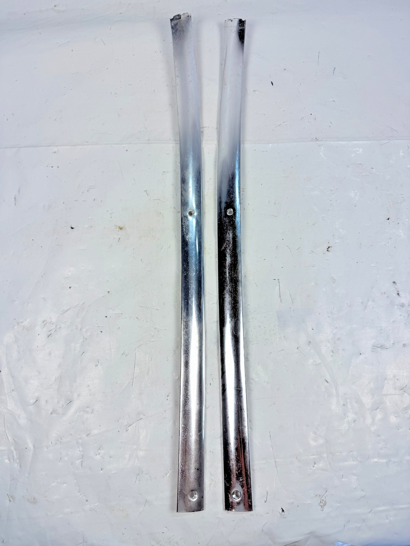 1960 Chevy Impala 4 Door Hardtop Flattop INTERIOR SIDE ROOF RAIL MOLDINGS B75-38