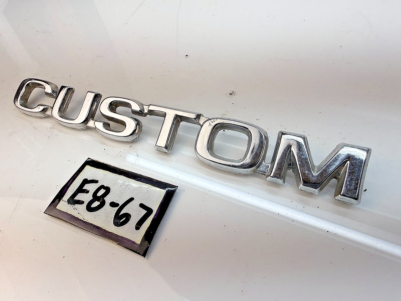 1980-1986 FORD F150 F250 TRUCK BRONCO CUSTOM FENDER EMBLEM E0TB-16B114-CC E8-68