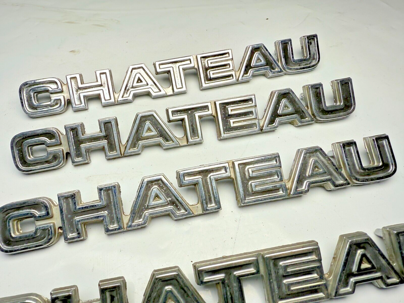 (1) OEM 1975-1979 Ford E100 E150 E250 Econoline Van CHATEAU EMBLEM B32-186