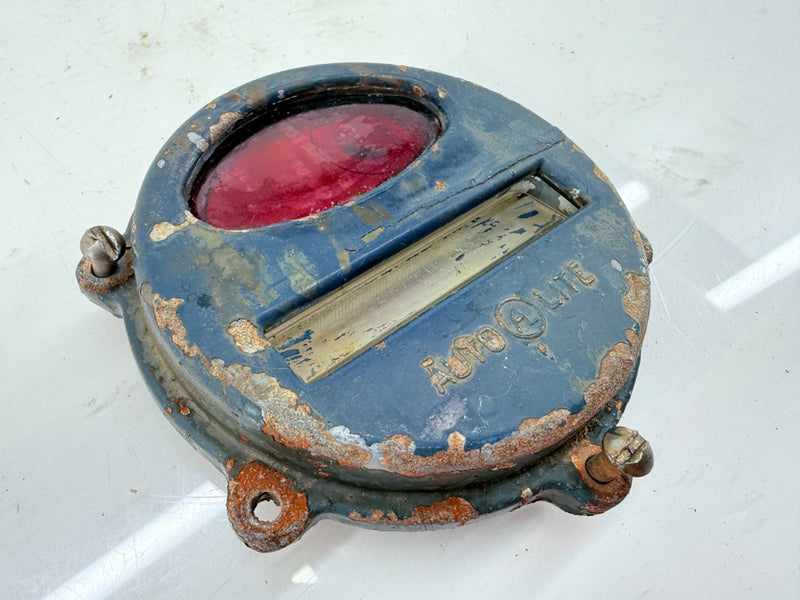 OEM 1950's Kaiser Willy M38 MC Jeep Rear Stop Light Turn Signal Lens Cover C40-6