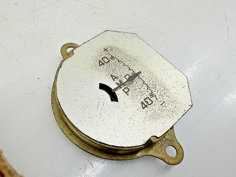 NOS 1937 - 1939 FORD AMP GAUGE AMMETER GENUINE FORD BOX 91A-10850 C76-122