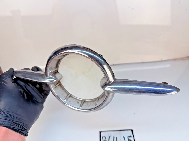 OEM 1955 Oldsmobile Fiesta 88 98 GM Chrome Hood Emblem Ornament 566353 B64-15