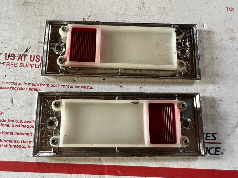 OEM *PAIR* 1965 1966 FORD THUNDERBIRD FORD#C5SB-13739-A DOOR PANEL LIGHT BEZEL 1
