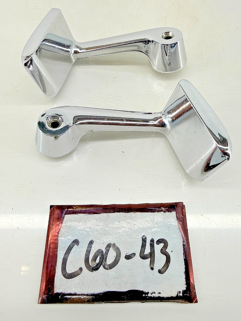 NOS 1963 1964 FORD GALAXIE MERCURY MONTEREY PAIR DOOR HANDLES C3AB-6222615-G C60