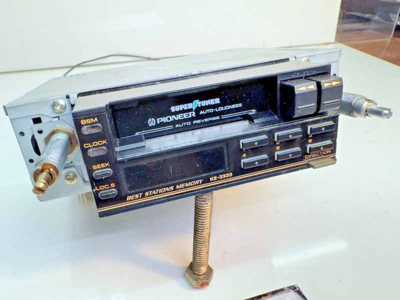 Excellent!!! PIONEER KE-3333 /2323 AM/FM Stereo Cassette Car Stereo System B58-4
