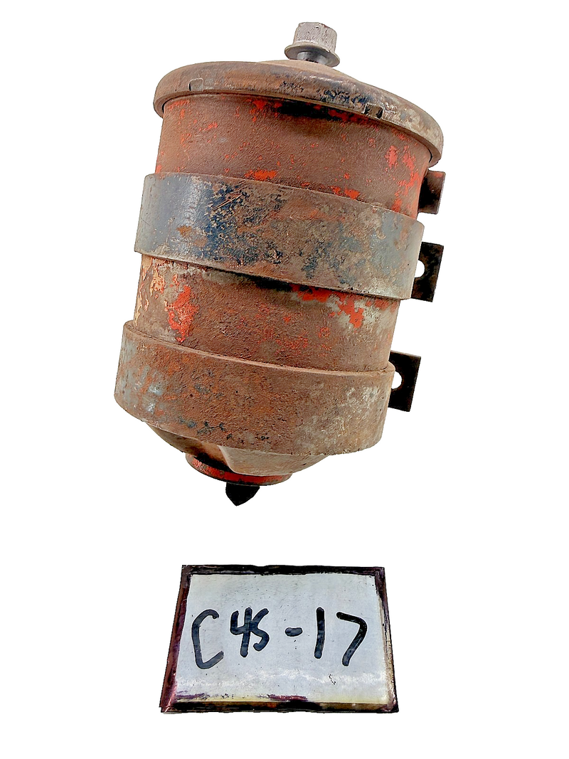 Original Jeep Willys Filter Oil Filter Canister & Bracket Rat Rod MB C45-17