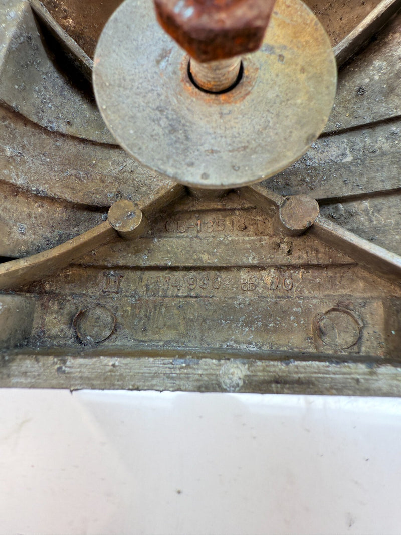 1946 - 1948 CHRYSLER DODGE DESOTO CENTER BRAKE LIGHT CHROME BEZEL 1149302 B64-13