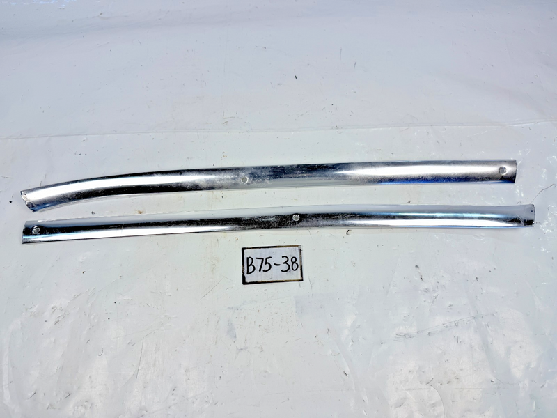 1960 Chevy Impala 4 Door Hardtop Flattop INTERIOR SIDE ROOF RAIL MOLDINGS B75-38