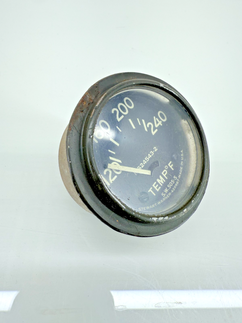 Jeep Willys Stewart Warner 2" TEMPERATURE INDICATOR  MS-24543-2 SW505-S  C36-39