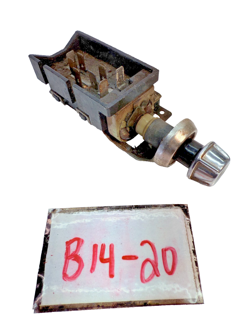OEM GM Headlight Switch 1958 - 1963 Chevrolet Impala Bel-Air Biscayne B14-20