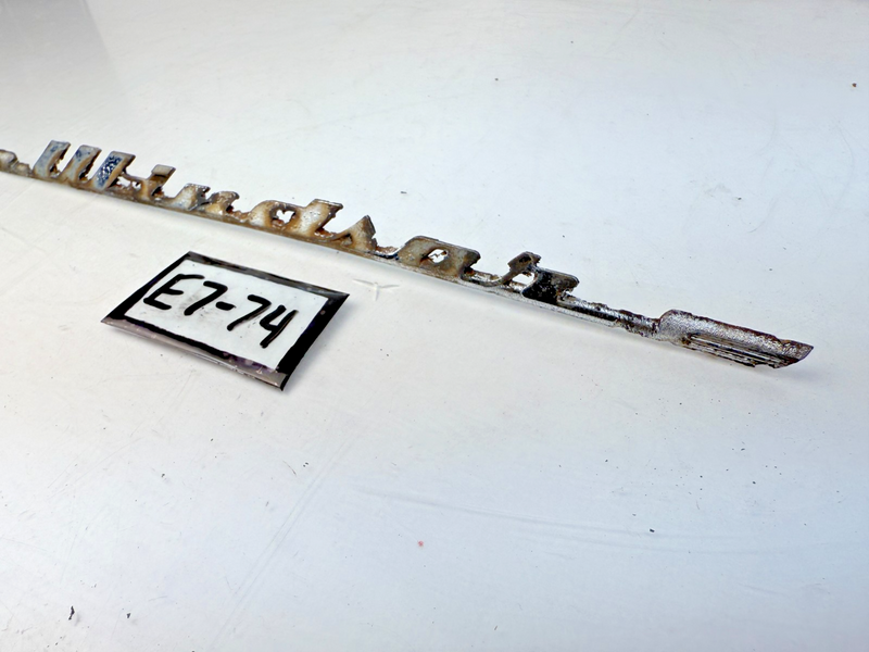 OEM 1949 1950 1951 Chrysler Windsor Script Fender Emblem 1301493 E7-74