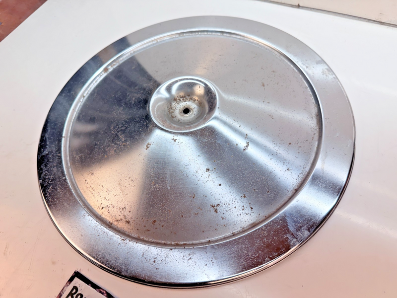 OEM 1966 - 1972 Corvette GM Chrome Lid Air Cleaner Camaro Nova 1968 1969 B84-15