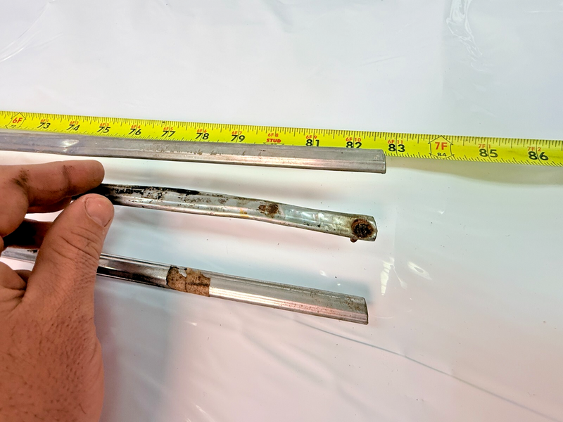 OEM 1960 IMPALA CONVERTIBLE 2 DOOR Quarter PAINT DIVIDER TRIM MOULDING LOT S1-59