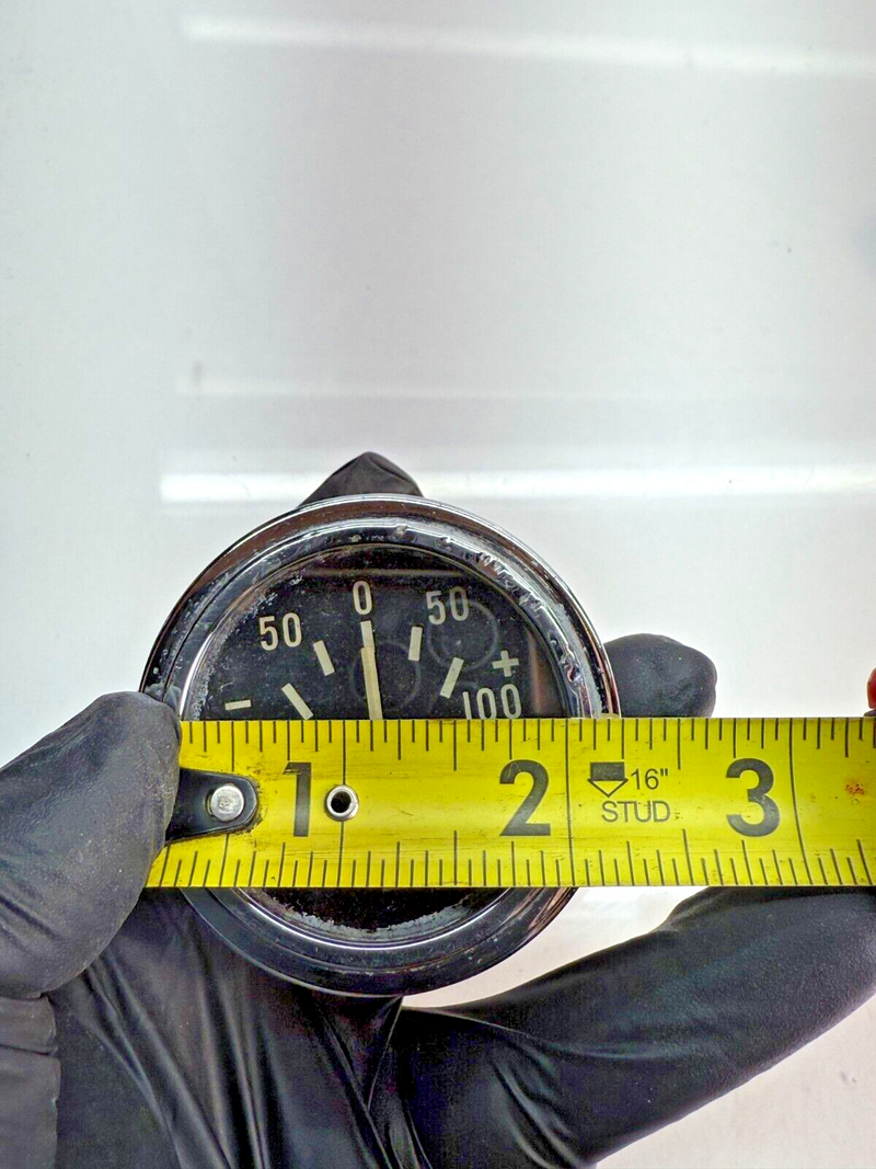 Vintage Stewart Warner Amperes Gauge W/ Bracket 1920-1945 Rat Rods B8-14