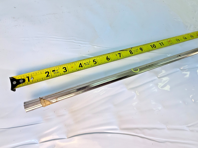 OEM 1960 IMPALA CONVERTIBLE 2 DOOR Quarter PAINT DIVIDER TRIM MOULDING LH S1-53