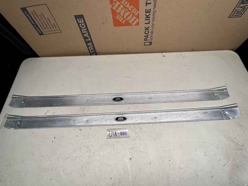 VINTAGE "Body by Fisher" 1968-1972 Chevelle Malibu Door Sill Plate Set B18