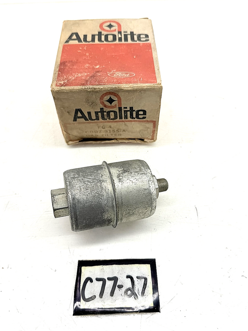 NOS 1959 - 1968 FORD FALCON THUNDERBIRD GAS FUEL FILTER C0DZ-9155-A C77-27