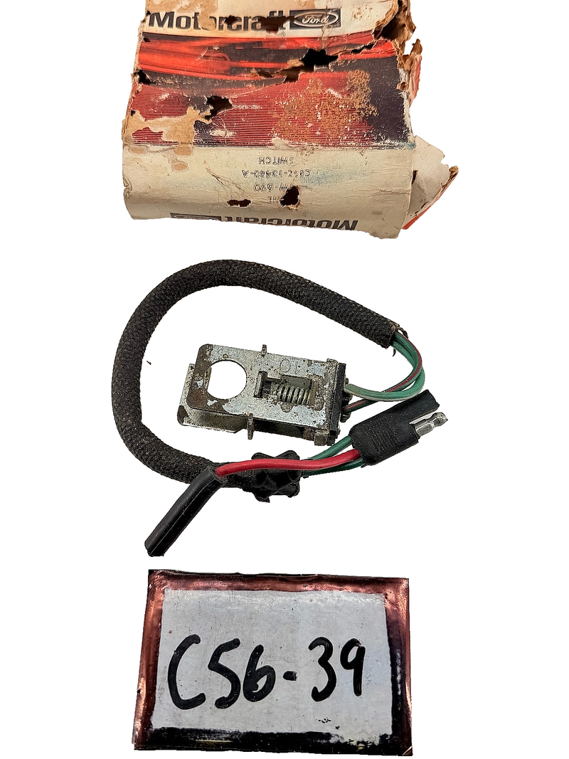 NOS 1968 FORD THUNDERBIRD BRAKE STOPLITE SWITCH ASSEMBLY C8SZ-13480-A SW-690 C56