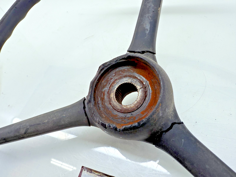 OEM Sheller Jeep Willys CJ 3 Spoke Steering Wheel MILITARY SW-13